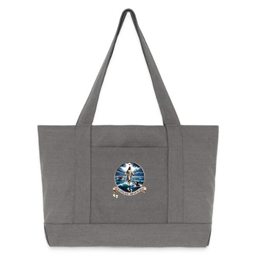 Walking On Water Faith T Shirt, Christian Miracle - Cotton Pigment Dyed Tote Bag