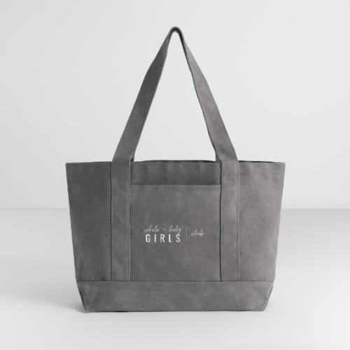 WHGC (White) - Cotton Pigment Dyed Tote Bag