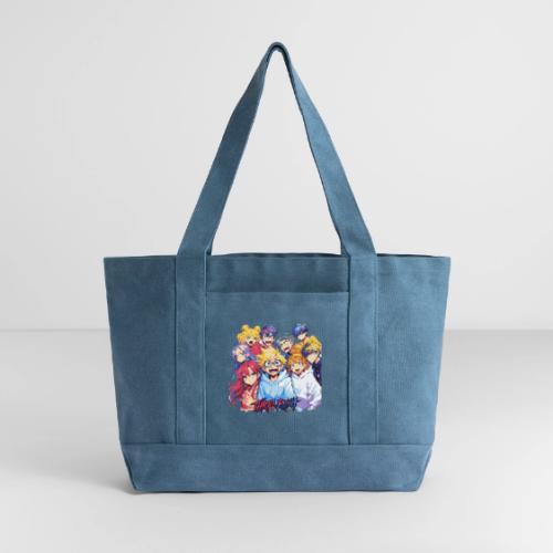 Thrill Rush Anime Squad Streetwear - Cotton Pigment Dyed Tote Bag