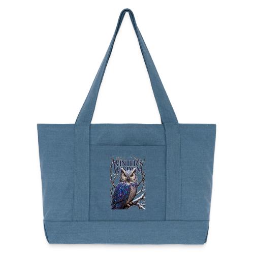 Crystalized Forest Owl T-Shirt - Cotton Pigment Dyed Tote Bag