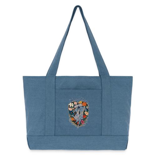 Threaded in Eternity T-Shirt - Cotton Pigment Dyed Tote Bag