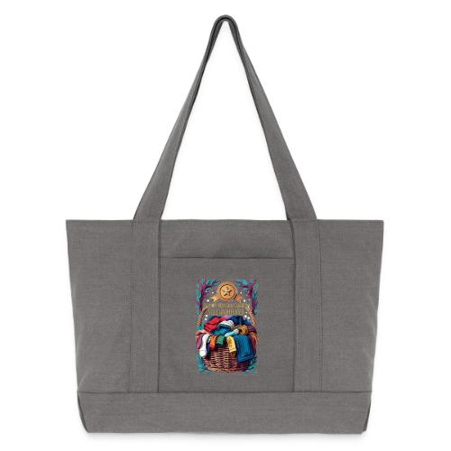 Laundry Mountain Champion Tee | Still Undefeated - Cotton Pigment Dyed Tote Bag