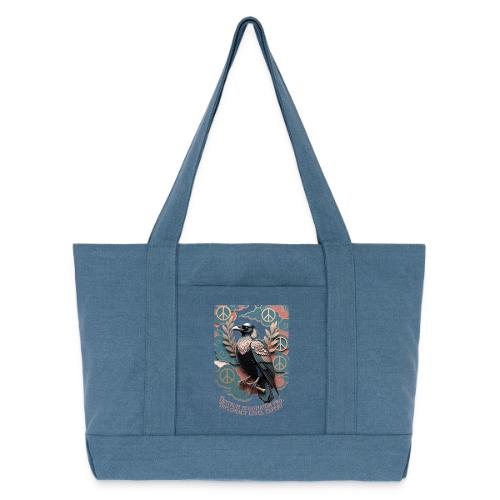 Raven Tantrum Mediator T Shirt - Cotton Pigment Dyed Tote Bag