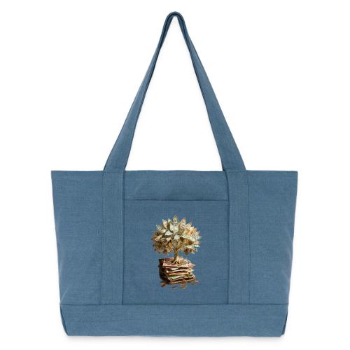 Dad Tax Collector T Shirt - Cotton Pigment Dyed Tote Bag
