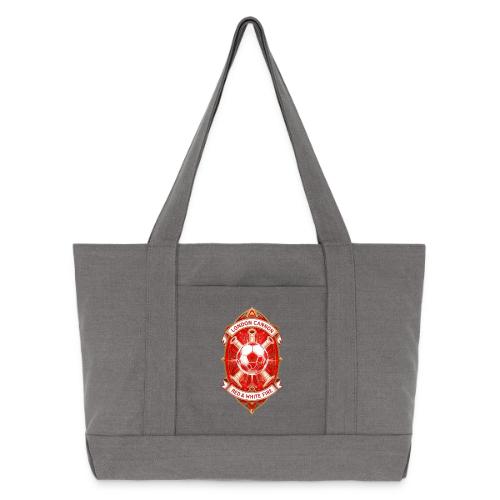 Red London Cannon T Shirt,Football City Pride Gift - Cotton Pigment Dyed Tote Bag
