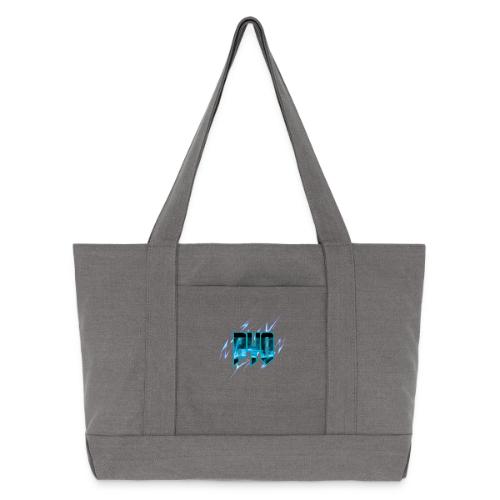 Ayo's Light Blue - Cotton Pigment Dyed Tote Bag