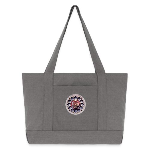 Easter Rose Resurrection T Shirt, Spring Gift - Cotton Pigment Dyed Tote Bag