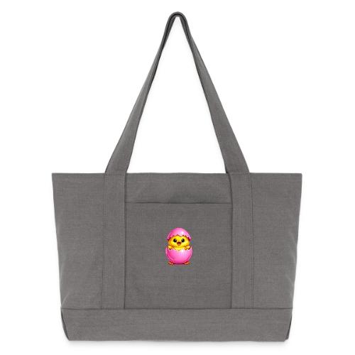 Easter Chick Pink - Cotton Pigment Dyed Tote Bag