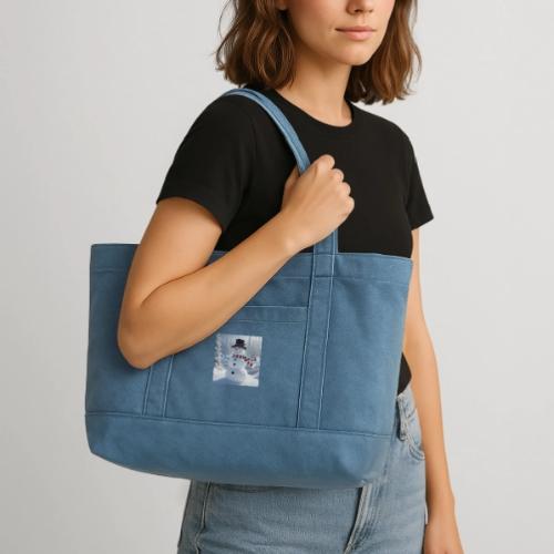 Frosty - Cotton Pigment Dyed Tote Bag