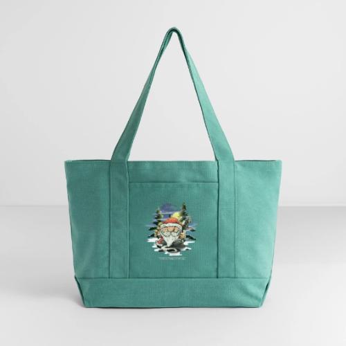 the real santa - Cotton Pigment Dyed Tote Bag