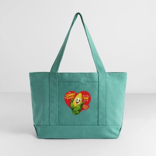 Corny Valentine T-Shirt - Cotton Pigment Dyed Tote Bag