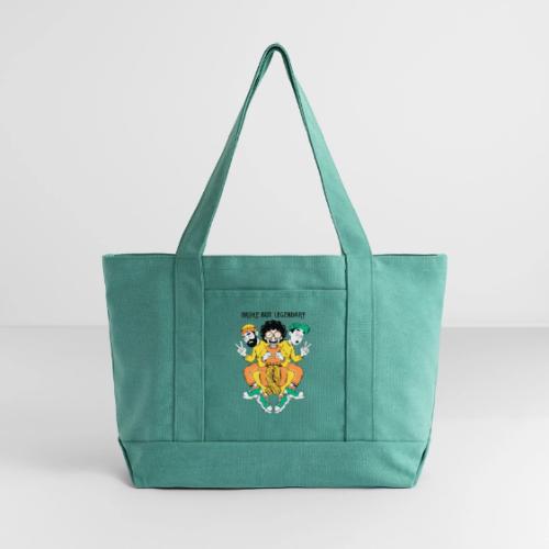 Legendary Broke Crew Retro - Cotton Pigment Dyed Tote Bag