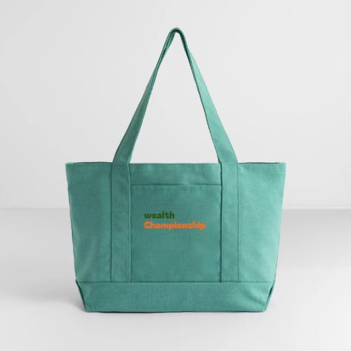 Wealth Championship - Cotton Pigment Dyed Tote Bag