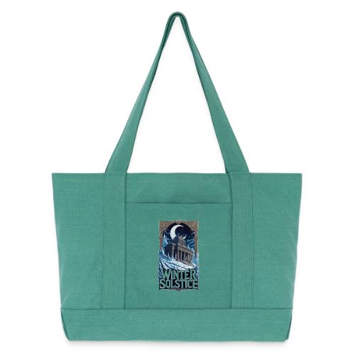 Winter Solstice Temple T-Shirt - Cotton Pigment Dyed Tote Bag