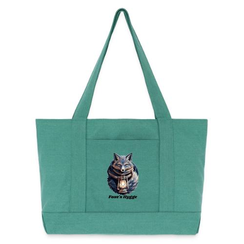 Hygge Ember Fox T-Shirt - Cotton Pigment Dyed Tote Bag