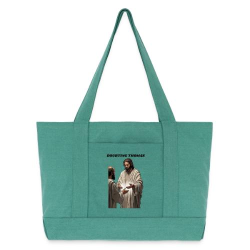 Doubting Thomas Resurrection T Shirt, Gift - Cotton Pigment Dyed Tote Bag