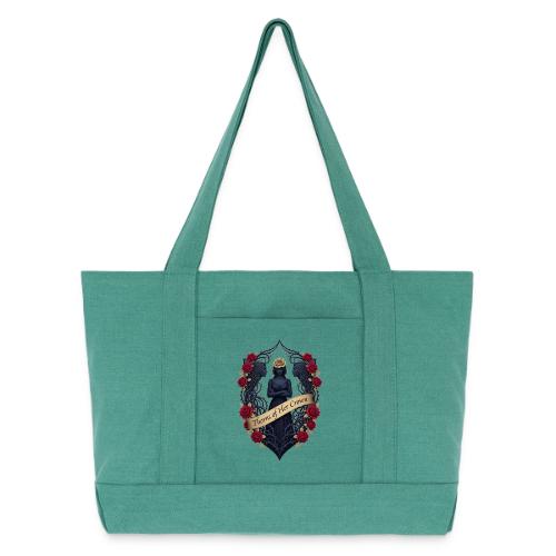 Women’s Day Thorn Crown T Shirt, Gift for Sister - Cotton Pigment Dyed Tote Bag