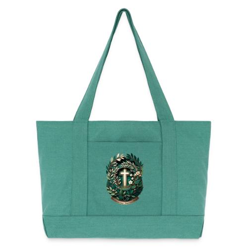 Easter Ever Green in Glory Laurel T Shirt, Gift - Cotton Pigment Dyed Tote Bag