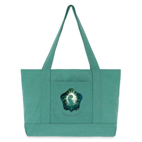 Easter Unfurl in Light Resurrection T Shirt, Gift - Cotton Pigment Dyed Tote Bag