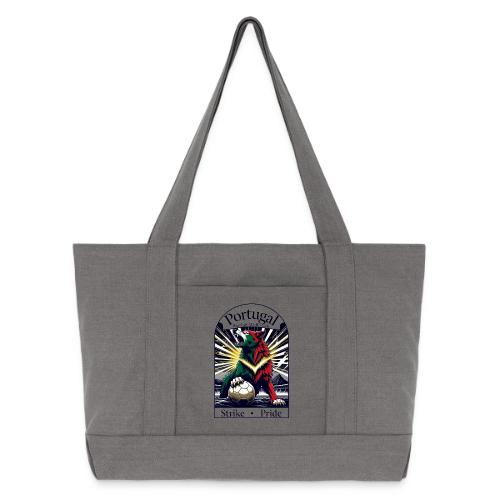 Portugal Iberian Wolf Soccer T Shirt, Pride Gift - Cotton Pigment Dyed Tote Bag