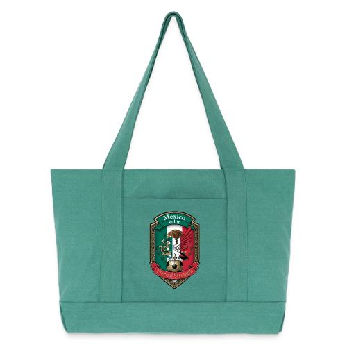 Mexico Eagle Valor T-Shirt, Pride Badge Gift - Cotton Pigment Dyed Tote Bag