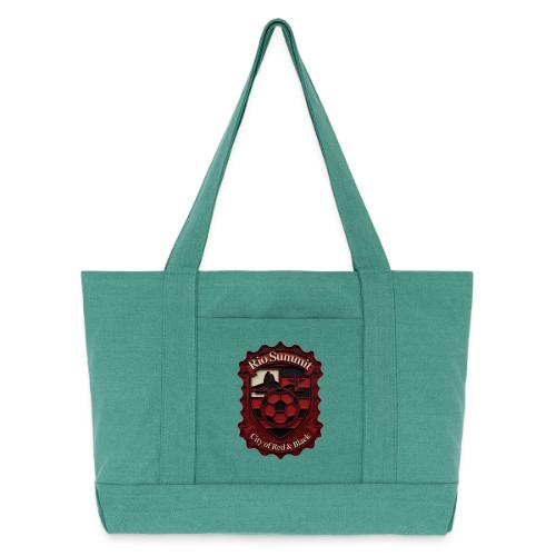 Flamengo Scarlet Summit T-Shirt, Football Gift - Cotton Pigment Dyed Tote Bag