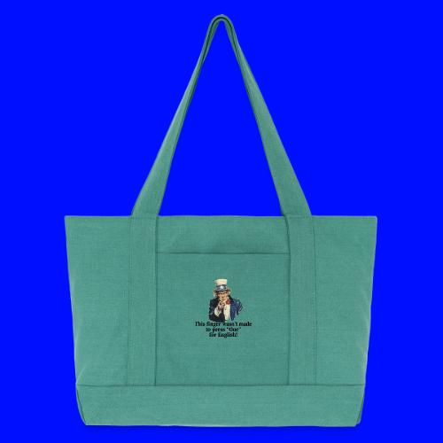 Uncle Sam - Finger - Cotton Pigment Dyed Tote Bag
