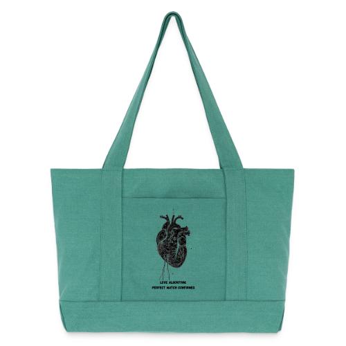 Love Algorithm T-Shirt - Cotton Pigment Dyed Tote Bag
