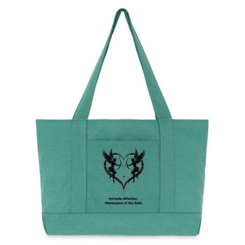 Intricate Affection T-Shirt - Cotton Pigment Dyed Tote Bag
