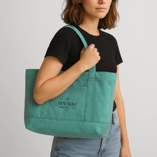 DemBoyz Roll Call (Black Edition) - Cotton Pigment Dyed Tote Bag