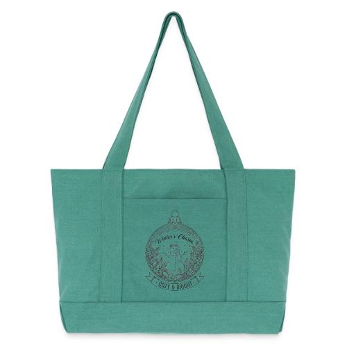 Festive Snowman T-Shirt - Cotton Pigment Dyed Tote Bag
