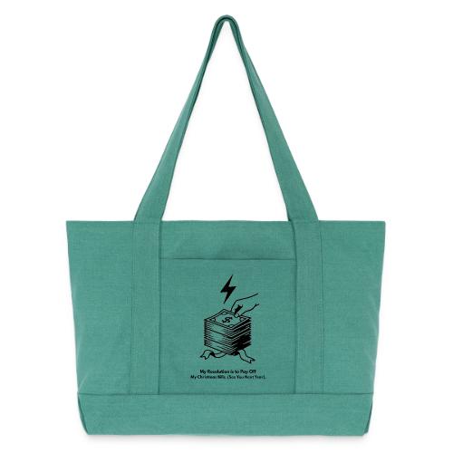 Christmas Bills T-Shirt - Cotton Pigment Dyed Tote Bag