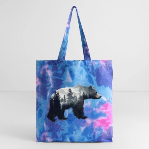 Forest Within the Bear - Tie Dye Tote Bag