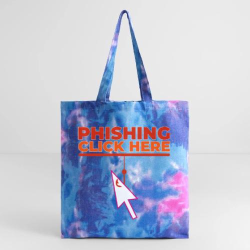 Phishing: Hooked by Deception - Tie Dye Tote Bag