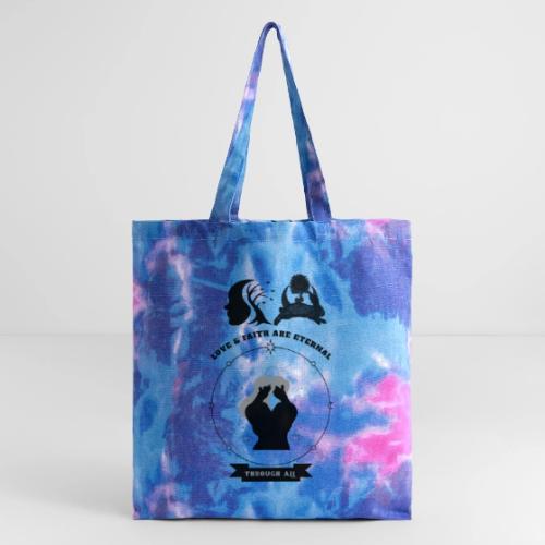 Love & Faith - Tie Dye Tote Bag