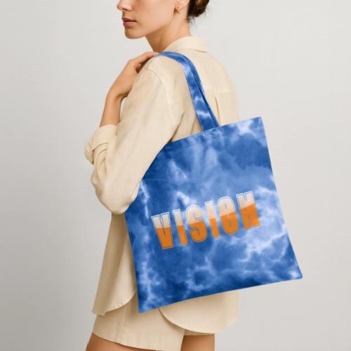 Vision Word Design - Tie Dye Tote Bag
