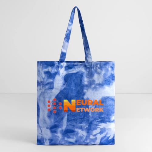 Neural Network: Digital Synapses - Tie Dye Tote Bag