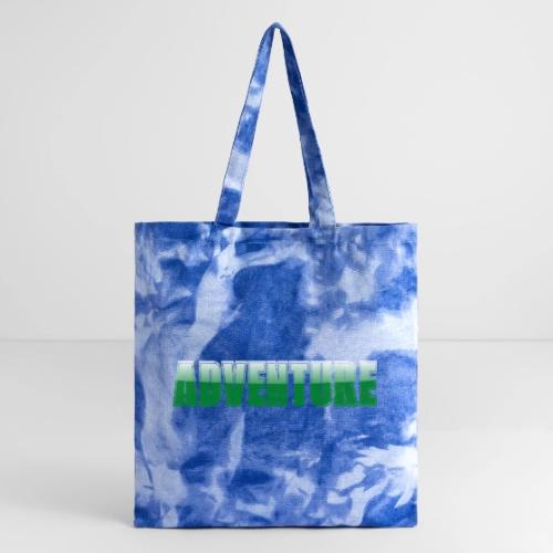Adventure Typography Design for Apparel - Tie Dye Tote Bag