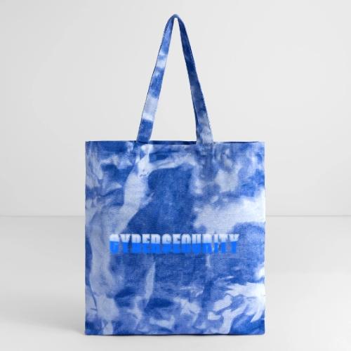 Cybersecurity Word Art Design - Tie Dye Tote Bag