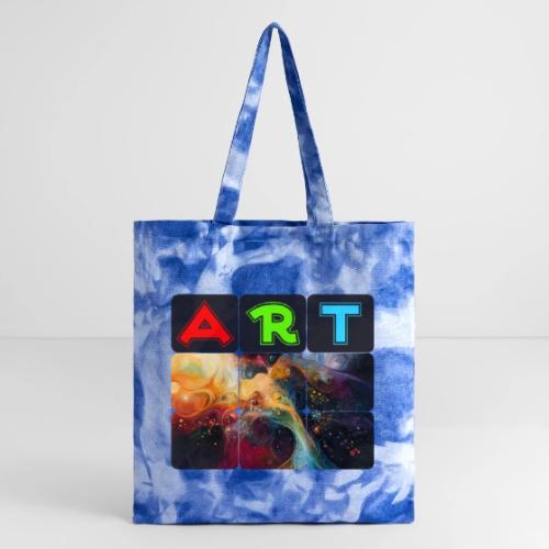 Waves of Art - Tie Dye Tote Bag