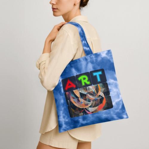Fragments of Art - Tie Dye Tote Bag