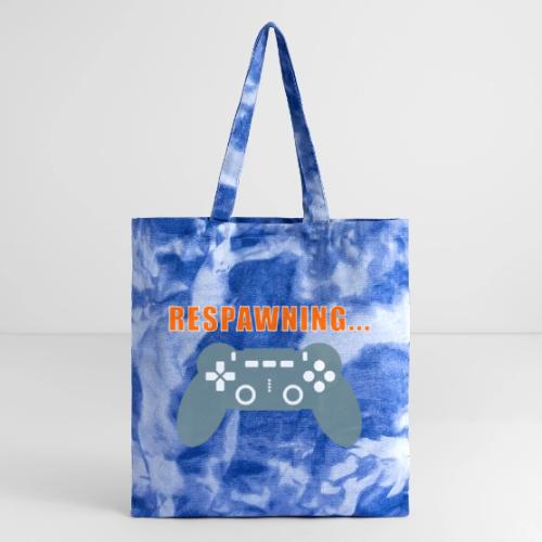 Respawning Gamer Controller Design - Tie Dye Tote Bag