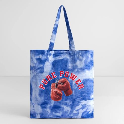 Boxing: Pure Power Punch - Tie Dye Tote Bag
