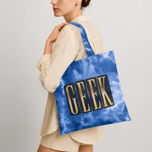 Proudly Geek - Tie Dye Tote Bag