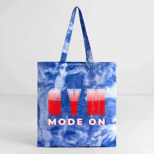 Gym Mode On Fitness Typography Design - Tie Dye Tote Bag
