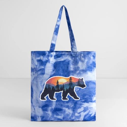 Mountain Spirit Bear - Tie Dye Tote Bag