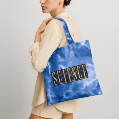 Science: Think. Test. Repeat. - Tie Dye Tote Bag