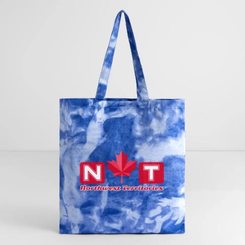 Canada: Northern Identity Emblem - Tie Dye Tote Bag
