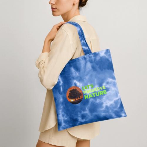 Nature protection - Tie Dye Tote Bag