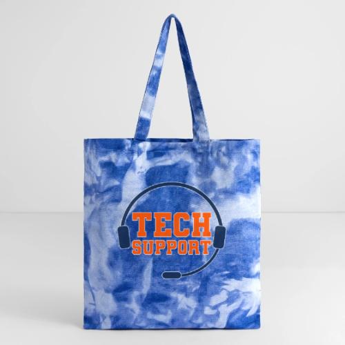Tech Support Mode On - Tie Dye Tote Bag